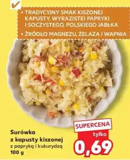Kaufland Surówka z kapusty kiszonej z papryką i kukurydzą 100 g oferta