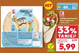 Kaufland Tortilla proteinowa 320 g opakowanie oferta