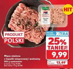 Kaufland Mięso mielone z łopatki wieprzowej i wołowiny oferta