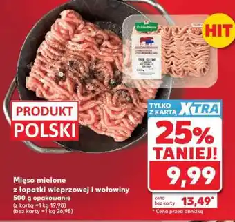 Kaufland Mięso mielone z łopatki wieprzowej i wołowiny oferta