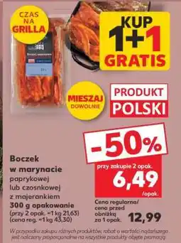 Kaufland Boczek w marynacie paprykowej lub czosnkowej z majerankiem oferta