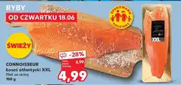 Kaufland CONNOISSEUR Łosoś atlantycki XXL filet ze skórą oferta