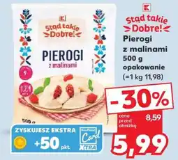 Kaufland Pierogi z malinami oferta
