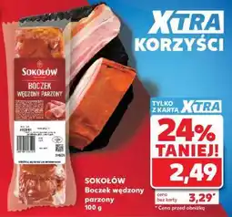 Kaufland SOKOŁÓW Boczek wędzony parzony 100 g oferta
