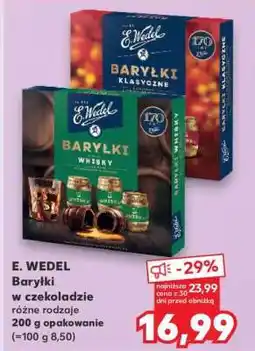 Kaufland E. WEDEL Baryłki w czekoladzie oferta