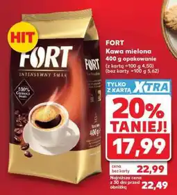 Kaufland FORT Kawa mielona 400 g opakowanie oferta