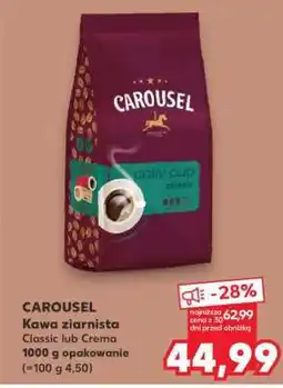 Kaufland CAROUSEL Kawa ziarnista oferta