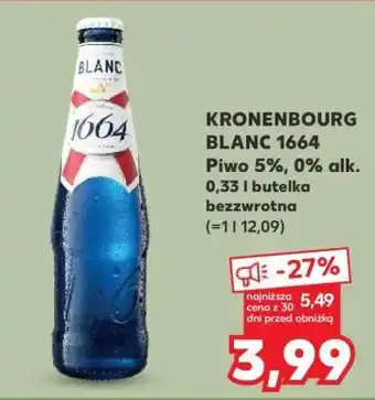 Kaufland KRONENBOURG BLANC 1664 oferta