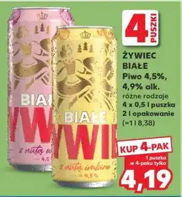 Kaufland Żywiec Białe oferta