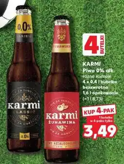 Kaufland KARMI Piwo 0% alk. różne rodzaje oferta