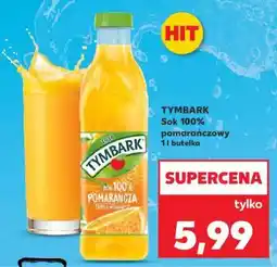 Kaufland TYMBARK Sok 100% pomarańczowy 1l butelka oferta