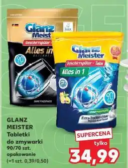 Kaufland GLANZ MEISTER Tabletki do zmywarki 90/70 szt oferta