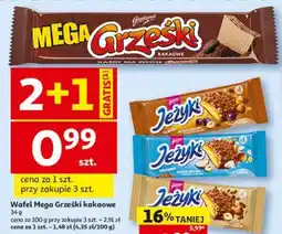 Auchan Wafel Mega Grześki kakaowe oferta