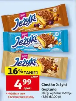 Auchan Ciastka Jeżyki Goplana oferta