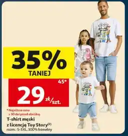 Auchan T-shirt męski z licencją Toy Story oferta