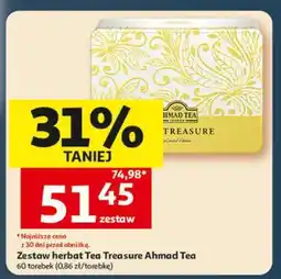 Auchan Zestaw herbat Tea Treasure Ahmad Tea oferta