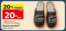 Auchan Kapcie męskie oferta