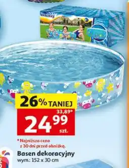 Auchan Basen dekoracyjny oferta