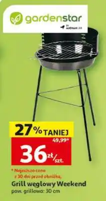 Auchan Grill węglowy Weekend oferta