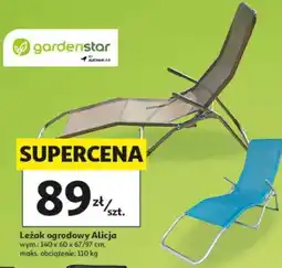Auchan Leżak ogrodowy Alicja oferta