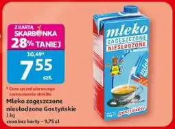 Auchan Mleko zagęszczone niesłodzone gostyńskie oferta