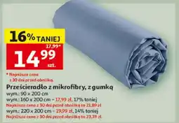 Auchan Prześcieradło z mikrofibry, z gumką oferta