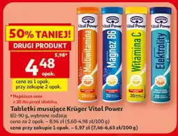 Auchan Tabletki musujące Krüger Vital Power oferta