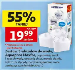 Auchan Zestaw 3 wkładów do wody oferta