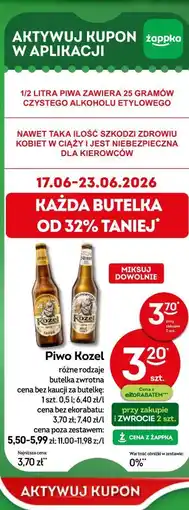 Żabka Piwo Kozel oferta
