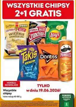 Żabka Wszystkie chipsy oferta