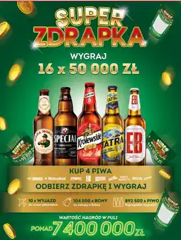 Żabka Piwo Warka, Heineken, Żywiec, EB, Desperados, Tatra, Birra Moretti, Specjal, Królewskie oferta