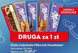 Żabka Duża czekolada Milka lub Nussbeisser oferta