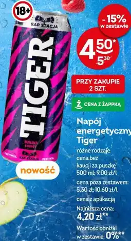 Żabka Napój energetyczny Tiger oferta