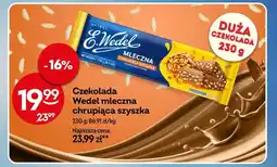 Żabka Czekolada Wedel mleczna chrupiąca szyszka oferta