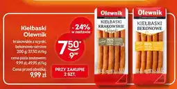 Żabka Kiełbaski Olewnik krakowskie z szynki, bekonowo-serowe oferta