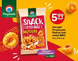 Żabka Chrupki Przysnacki Peanut and sweet BBQ oferta