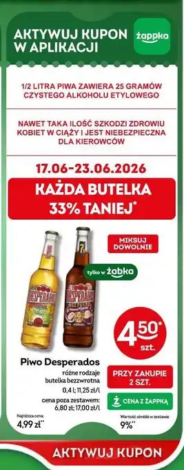 Żabka Piwo Desperados oferta