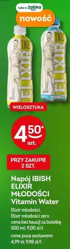 Żabka Napój IBISH ELIXIR MŁODOŚCI Vitamin Water oferta