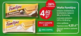 Żabka Wafle Familijne oferta