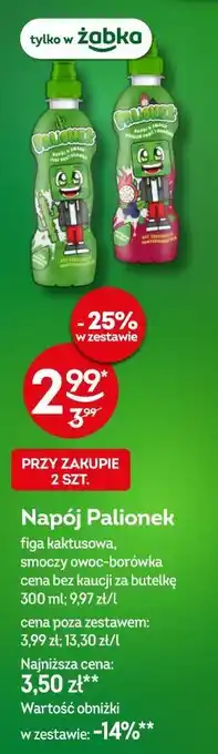 Żabka Napój Palionek oferta