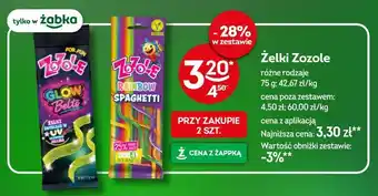 Żabka Żelki Zozole oferta