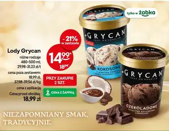 Żabka Lody Grycan oferta