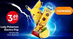Żabka Lody Pokemon Electro Pop cytryna-cola oferta