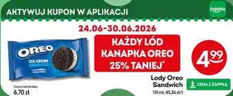 Żabka Lody Oreo Sandwich oferta