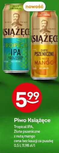 Żabka Piwo Książęce Tropical IPA, Złote pszeniczne z nutą mango oferta