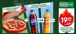 Żabka PIZZA NA WYNOS + NAPÓJ 0,5 L: PEPSI LUB MIRINDA oferta