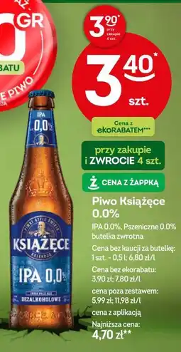 Żabka Piwo Książęce 0.0% oferta