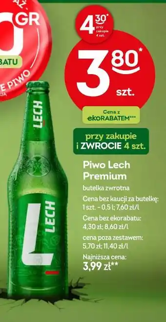 Żabka Piwo Lech Premium oferta