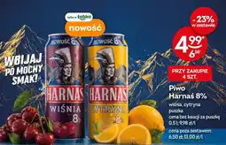 Żabka Piwo Harnaś 8% wiśnia, cytryna oferta