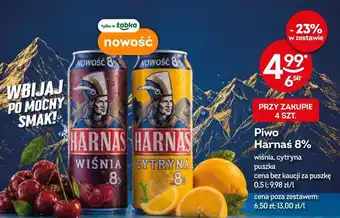 Żabka Piwo Harnaś 8% wiśnia, cytryna oferta